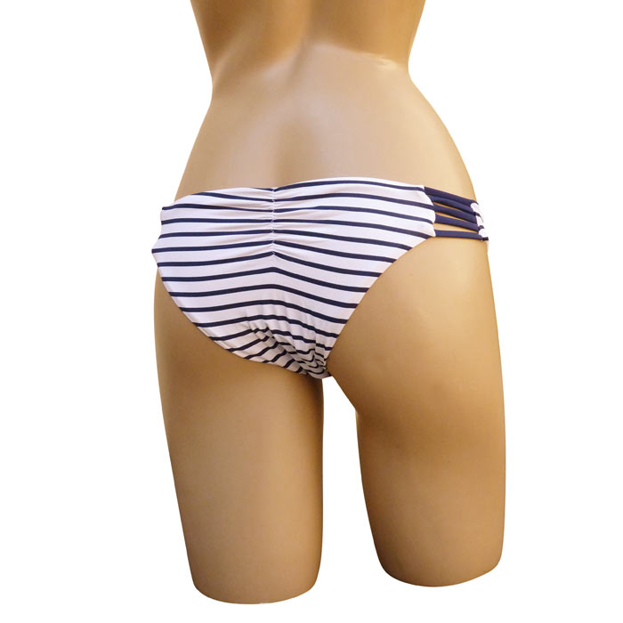 Grossiste Bas de maillot de bain entièrement doublé rayures marinière