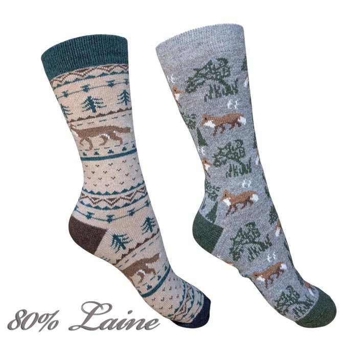 Grossiste Chaussette 80% Laine