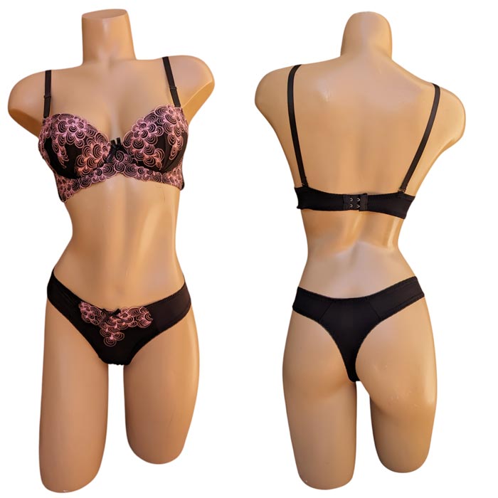 Grossiste Ensemble Lingerie 'Jardin Rose' Bonnet B
