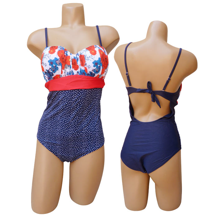 Grossiste Maillot de bain 1 pièce. Soutien gorge forme bandeau