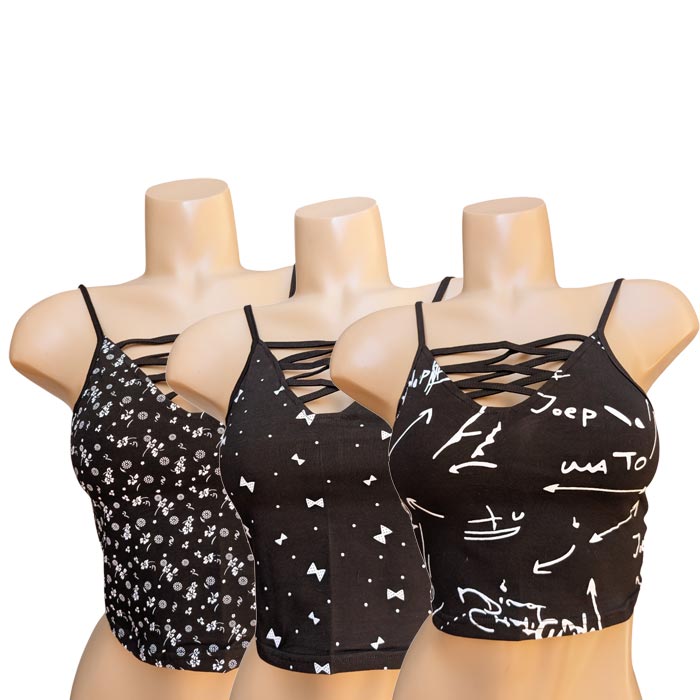 Grossiste Crop Top avec fine brides